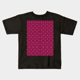 Viva magenta metal balls Pattern, Valentines Day pattern. Kids T-Shirt